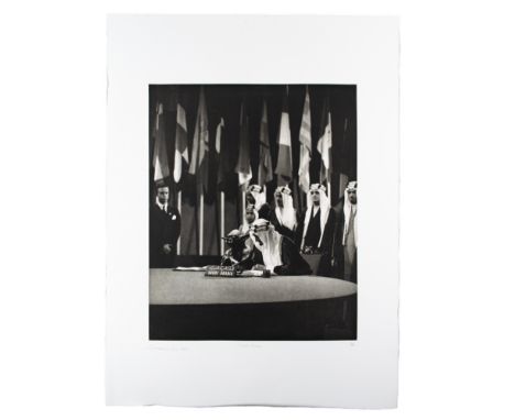 Shaweesh (b. 1990) United Nation (Yoda), 2013 Photographic print on paper Numbered 1/25 Signed and inscribed underneath  Exhi