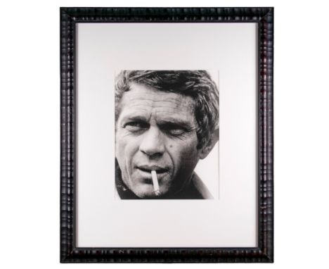 William Claxton (1927 - 2008) Portrait of Steve McQueen in Bullitt Silver gelatin print on paper Dimensions: (Frame) 29 in. (