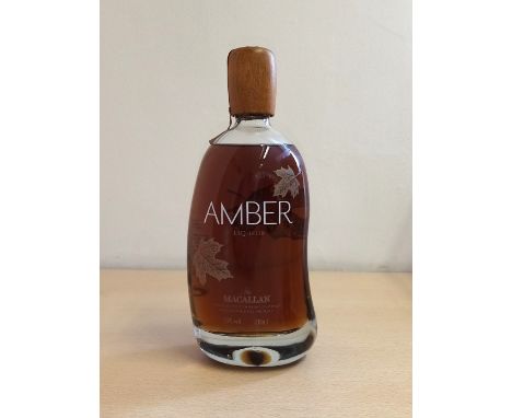 Macallan Amber Liqueur   Single malt Scotch Whisky delicately balanced with maple and pecan   1x70cl