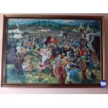 Large acrylic artwork by Peter Flanagan