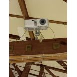NEC mounted projector and Projecta projector screen (to be removed from height and electrically