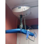 Arjo Maxisky 200kg SWL lifting hoist and track to include sanitary chair