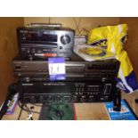 PA system to include Monacor PA-1200 PA mixing amplifier, Technics SLPG380A stereo, Teac CR-H255