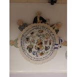 “The Tea Table Project” mosaic artwork with plaque