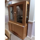 Wooden dresser and display unit to include art supplies
