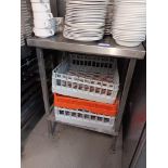 Stainless steel preparation table 700mm(w) x 580mm(d) x 940mm(h)