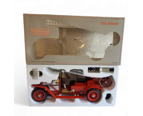 A Mamod FE1 Fire Engine, boxed, appears unused with full box contents 