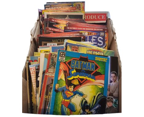 Comics, Annuals and Magazines - Star Wars, Batman &amp; Superman, Doctor Who the ultimate card and magazine, Michael Jackson,