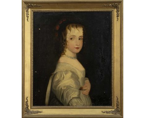 18TH CENTURY BRITISH SCHOOL,HEAD AND SHOULDERS PORTRAIT OF A YOUNG LADYoil on canvasimage size 61cm x 51cm, overall size 75cm