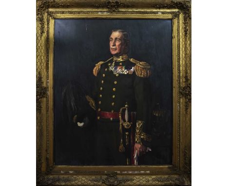 BRITISH SCHOOL,PORTRAIT OF EDWARD THEODORE, LORD SALVESENoil on canvas, signed indistinctly and dated 1935image size 126cm x 