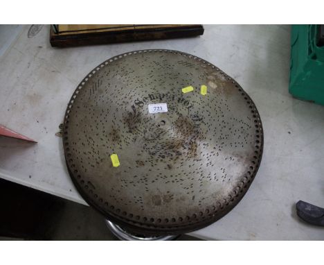 Ten 15" Polyphon music box metal discs