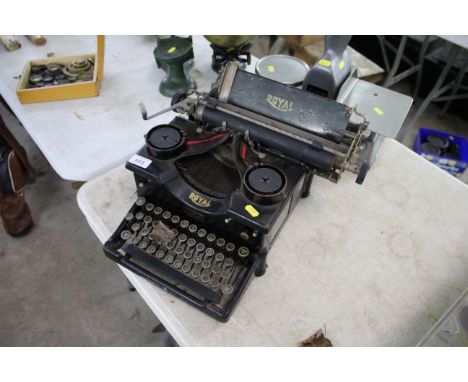A vintage Royal hand operated typewriter 