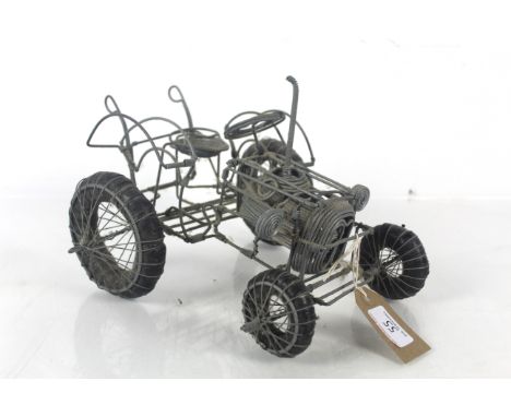 An unusual wirework tractor 