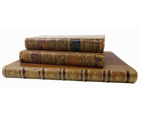 Morell Sir C., The Tales of the Genii, 1805 (2vols) full brown calf, one board detached and Doyle, R., The Foreign Tour of Me