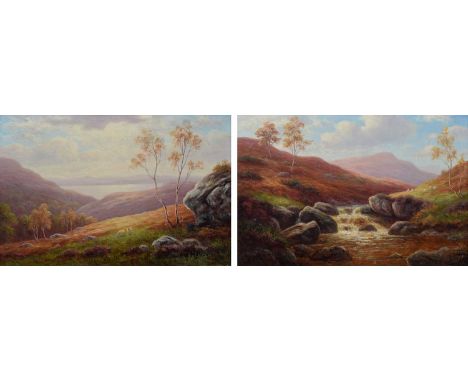 Both signed and titled on artist's labels on verso, oil on board.19.5cm x 30cm (7.75in x 11.75in)Qty: 2Condition report: The 