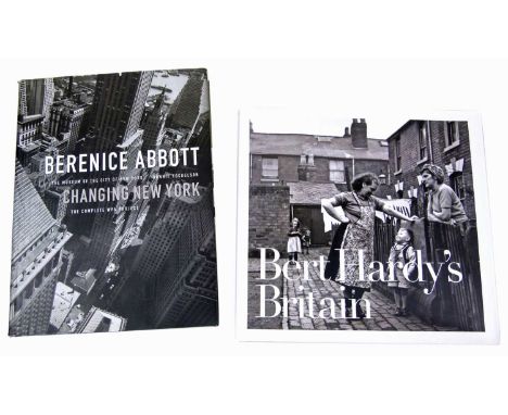 Yochelson, B., Berenice Abbott: Changing New York, 1997, black cloth, wrapper, many examples of street scenes, 4to and Wilkin