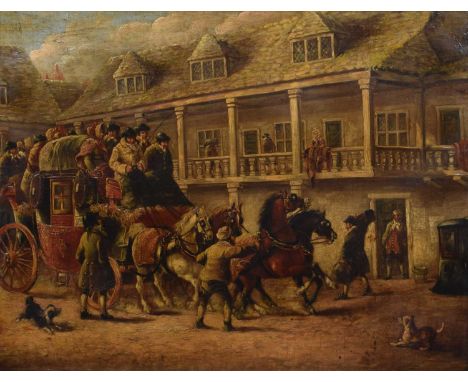 Unsigned, oil on canvas.47cm x 61.5cm (18.5in x 24.25in)Condition report: The painting is in good, restored condition. The ca