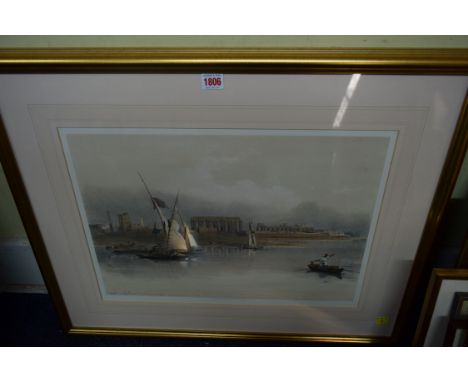 After Thomas Sidney Cooper, cattle at rest; sheep at rest, a pair, colour prints, 27.5 x 37.5cm; together with another colour