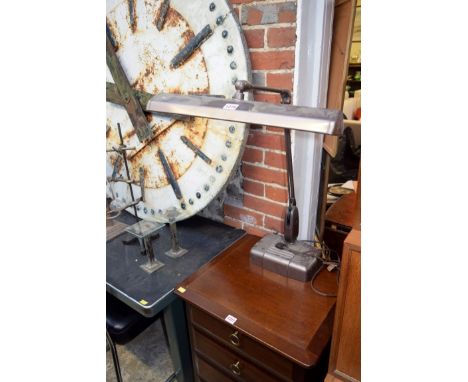 A vintage Dazor floating fixture lamp.