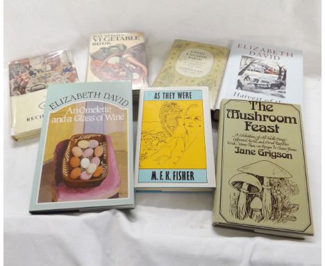 JANE GRIGSON: THE MUSHROOM FEAST, 1975 1st edn, orig cl, d/w + M F K FISHER: AS THEY WERE, 1983, 1st edn, orig cl, d/w + ELIZ