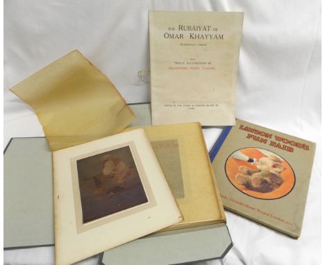 LAWSON WOOD: LAWSON WOOD'S FUN FAIR, L, Arundel Prints [1931], 1st edn, 12 tipped in col'd plts complete, 4to, orig cl bkd bd