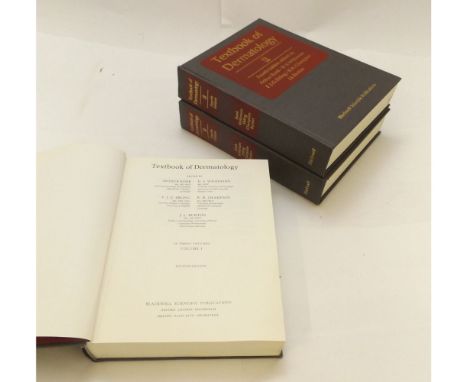 ARTHUR ROOK, D S WILKINSON & OTHERS (eds): TEXTBOOK OF DERMATOLOGY, Blackwell Scientific Publications, 1986, 4th edn, 3 vols,