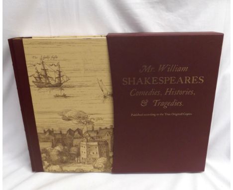 WILLIAM SHAKESPEARE: THE FIRST FOLIO OF SHAKESPEARE, NY and L, W W Norton & Co 1996, 2nd edn, "The Norton Facsimile", fo, ori