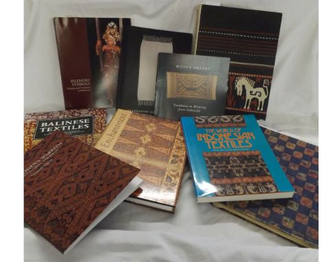 DANIEL REAL: THE BATIKS OF JAVA, L, Ernest Benn Ltd 1924 1st edn, 46 plts complete, orig cl bkd bds, ex-lib + L LANGEWIS AND 