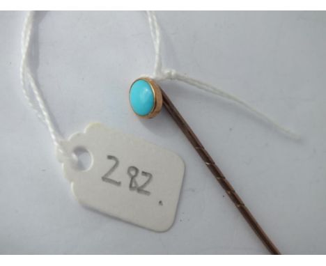 Turquoise top stick pin