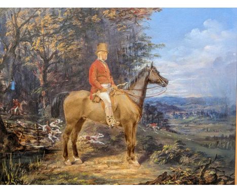 Portrait Of Christopher Robert Pemberton of Newton (1801-1884) painted photograph by Colonel R.S. Wale of Shelford24cm x 29.5