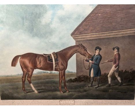 After George Stubbs Eclipse, unsignedcoloured mezzotint, an early 20th century later impression45.5cm x 69cmwith a further un