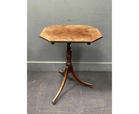 A Regency mahogany occasional table on tripod base71 x 53 x 42cm