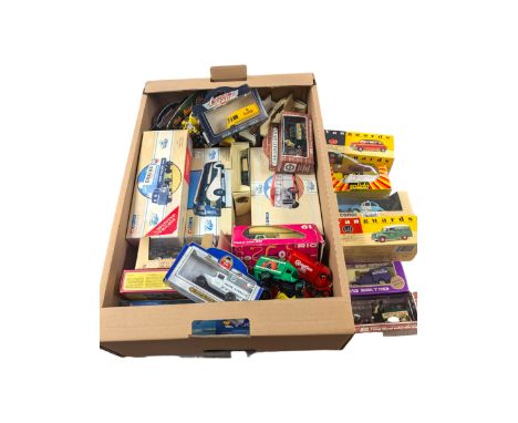 Collection of diecast model vehicles, including Corgi, Vanguards, Solido and LLedo examples