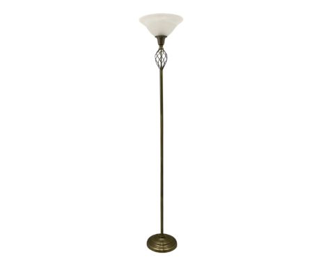 Brushed metal uplighter lampDimensions: Height:&nbsp;180cm&nbsp;
