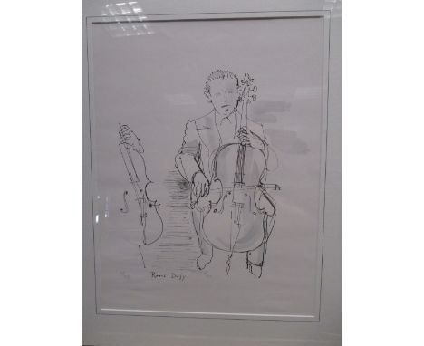 Raoul Dufy (French, 20th Century), The Violinist, signed lower lefrt "Raoul Dufy" and numbered 48/50, lithograph, 56 x 42cm; 