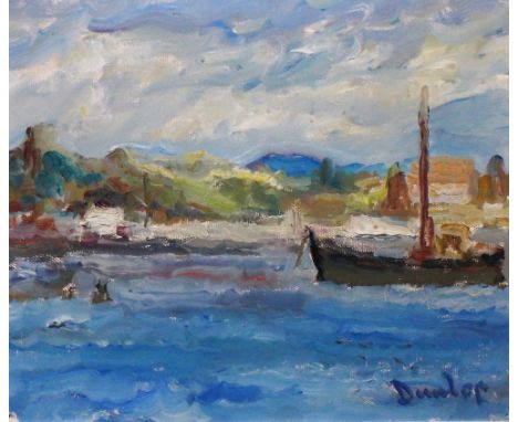Ronald Ossory Dunlop (1894-1973), Coastal scenes, two, one oil on board, one oil on canvasboard, both signed, each 23.5cm x 2