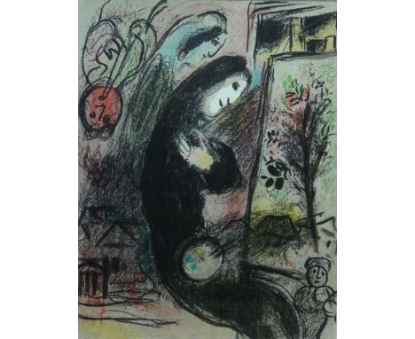 Marc Chagall (1887-1985), Inspiration, lithograph, 31cm x 23.5cm.Provenance: with Primrose Hill Gallery, London 1992. DDS