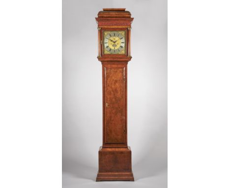 A GEORGE II WALNUT LONGCASE CLOCKThe movement by George Graham, No. 709, circa 1733, the case associated and of the periodThe