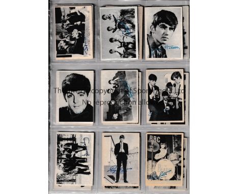 BEATLES MEMORABILIA Twenty seven Beatles gum cards issued by A. &amp; B.C. The cards are from 1964 and 1965 24 of the cards a