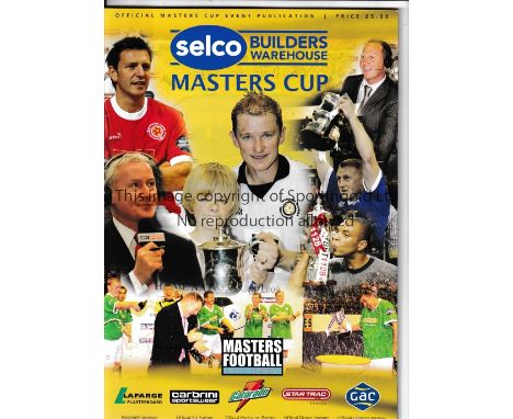 MASTERS CUP 2010 Programme, 64 pages, for the Tournament including Arsenal, Tottenham, Chelsea West Ham, Fulham and QPR, Man.