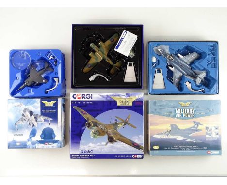 A group of CORGI Aviation Archive 1:72 scale military aircraft - VG in G/VG boxes (3)