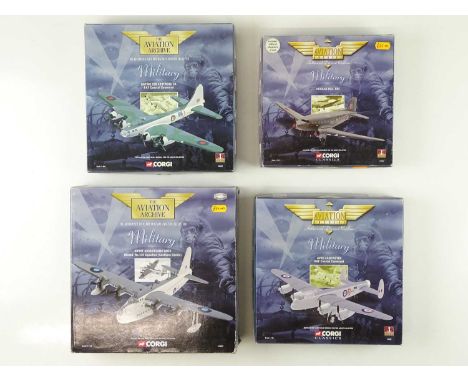 A group of CORGI Aviation Archive 1:144 scale aircraft from the Military Aviation series - VG in G/VG boxes (4)