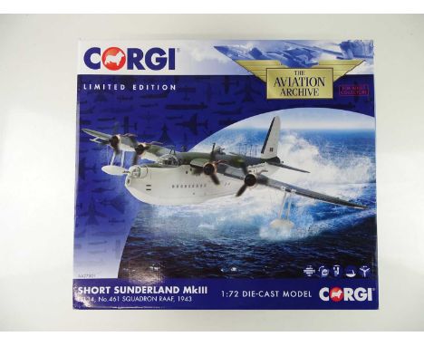 A CORGI Aviation Archive 1:72 scale Short Sunderland Mk3 flying boat - VG in G/VG box