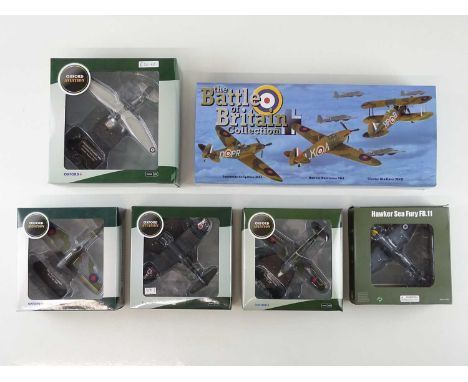 A group of OXFORD AVIATION 1:72 scale military aircraft models - VG/E in VG boxes (6)