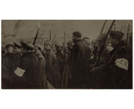 RUSSIAN REVOLUTION. ASERIES OF SEVENTEEN REMARKABLE UNPUBLISHED HISTORIC PHOTOGRAPHS BY LEO STEVENI OF THE BRITISH MILITARY M