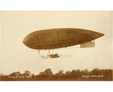 AN ALBUM OF POSTCARDS, C1907-15 real photographic including Leckhampton, Shottery, Wichenford and paddle steamer Barry, a bip