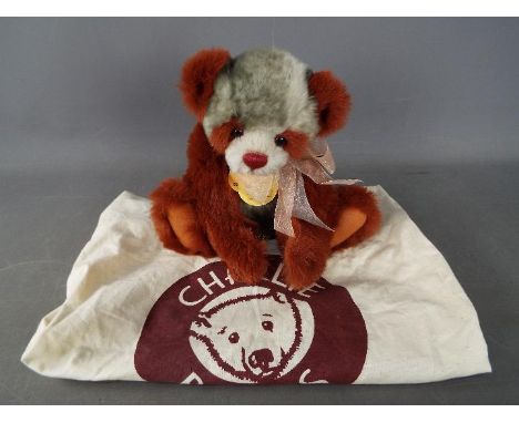 Charlie Bears - A Charlie Bears soft toy teddy bear 'Ruby' # CB094080A, designed by Isabelle Lee, with jointed limbs, plush f