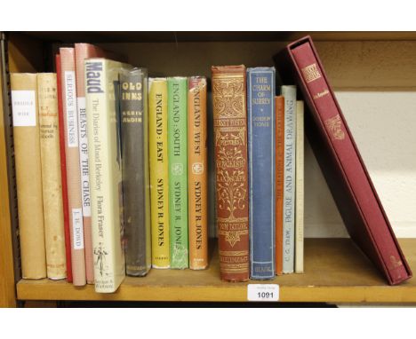 A good and varied selection of countryside hunting related and art books, to include Edwards (Lionel) Beasts Of The Chase, Al
