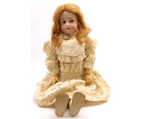 Simon &amp; Halbig / Kammer &amp; Reinhardt bisque antique child doll, German, c1910, impressed SIMON &amp; HALBIG K * R 66, 