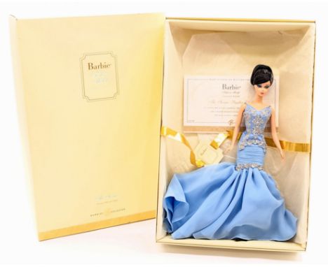 Mattel Silkstone Barbie The Soiree, gold label, # K7965, within Good box (ink notation and sticker to bottom), unchecked for 